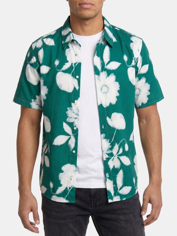 Button Up Shirt with Custom Print