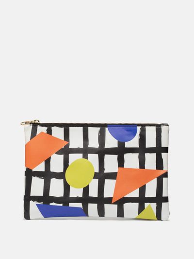 custom leather clutch