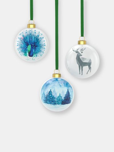 custom printed china bauble