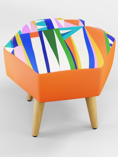custom vanity stool