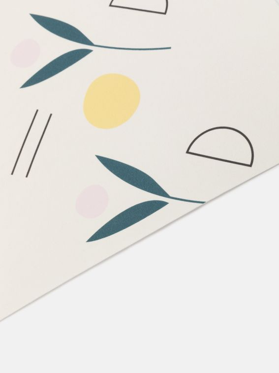 Design wall with border wallpaper