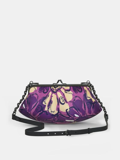 design your own metal frame clutch bag