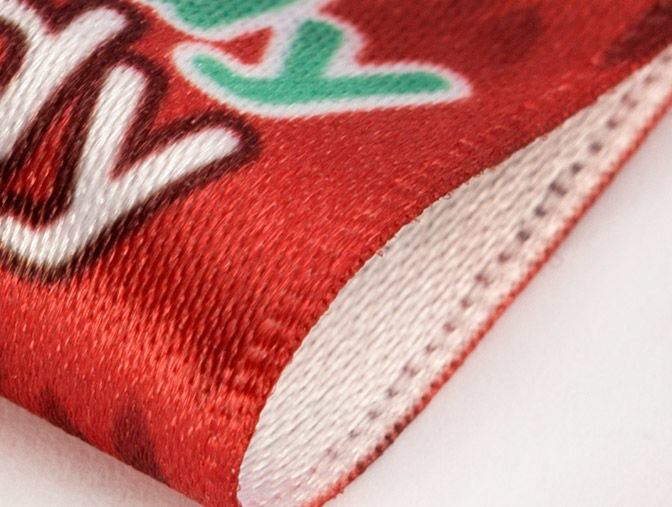 Fabric label print details