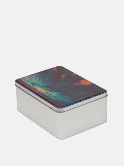 metal storage tins