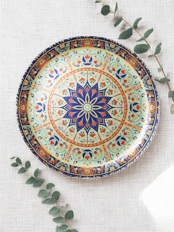 printed plates for the wall
